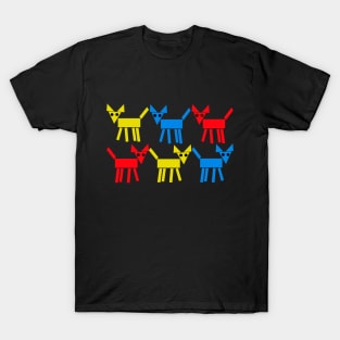 Geometric Dog Pack T-Shirt